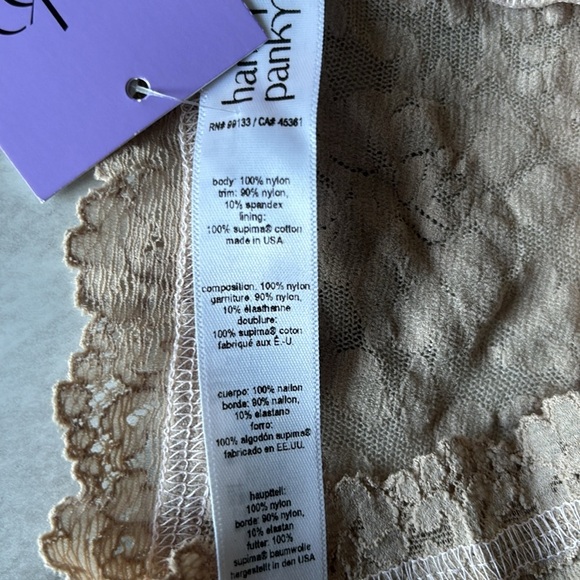 NWT HANKY PANKY Signature Lace Boyshort Women's size S in Chai color - Picture 4 of 5